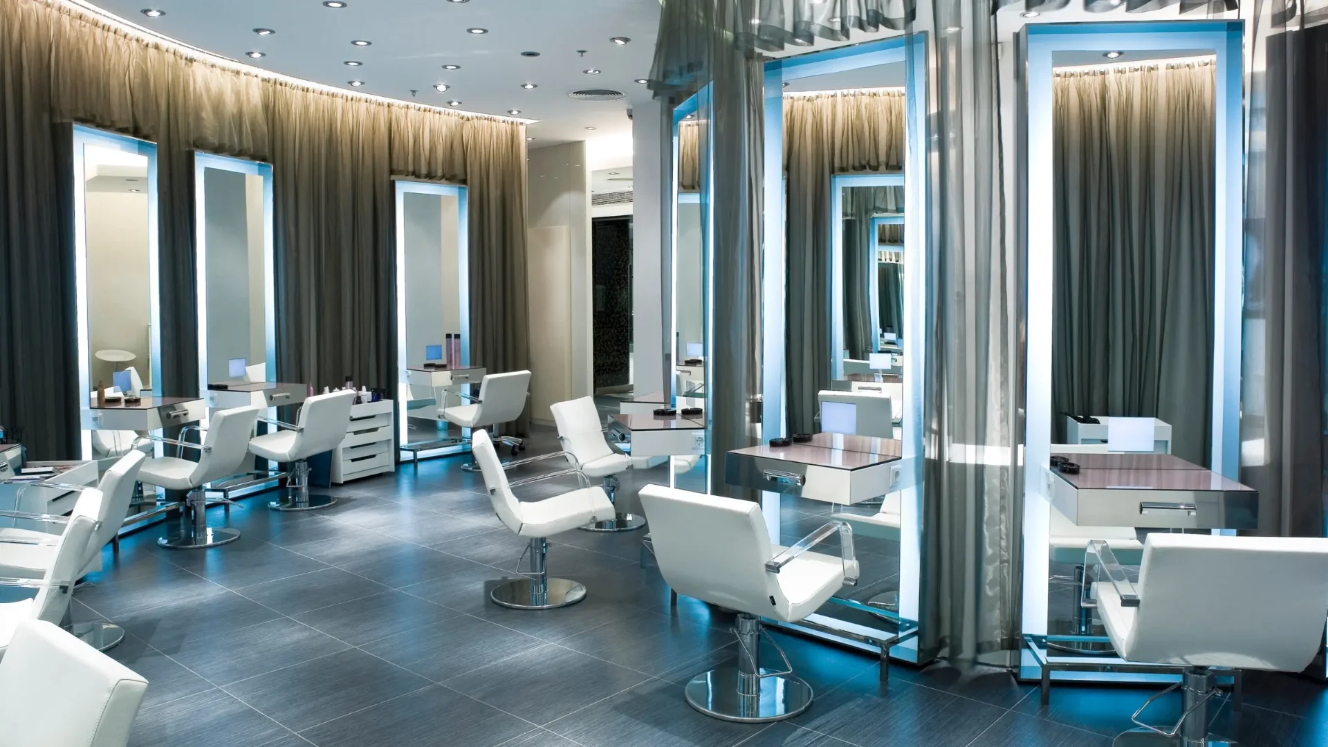 Independent salon team at work